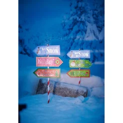 Pancarte de Noël à poser ou planter-Gifi New