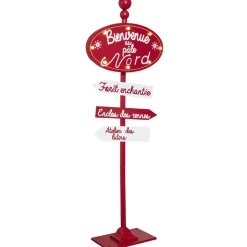 Pancarte de Noël lumineuse blanc chaud H130 cm-Gifi Discount