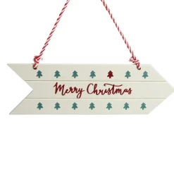 Pancarte en bois à suspendre inscription Joyeux Noël L32cm-Gifi Clearance