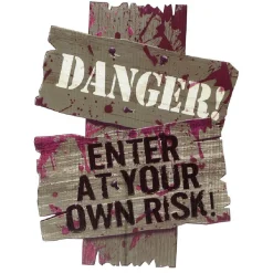 Pancarte Halloween à piquer x3-Gifi New