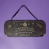 Pancarte Halloween à suspendre planche ouija en bois L43xH17cm-Gifi