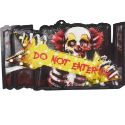 Pancarte Halloween inscription Do Not Enter Circus-Gifi Discount