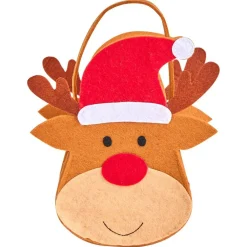 Panier de Noël en feutrine - 3 modèles-Gifi Discount