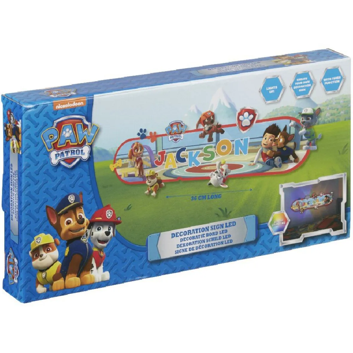 Panneau de décoration lumineux à personaliser-Gifi