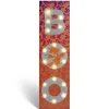 Panneau lumineux Disney inscription BOO blanc et orange 31x3,5xH110cm-Gifi Outlet
