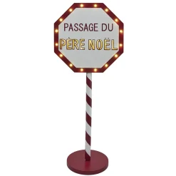 Panneau lumineux Passage du Père Noël 20 LED blanc chaud H70,5cm-Gifi Hot