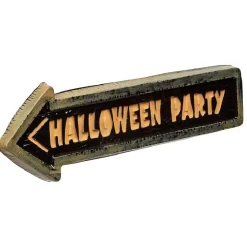 Panneau signalétique Halloween party ou blood café-Gifi Hot