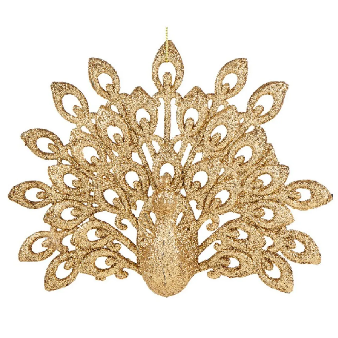 Paon de Noël pailleté à suspendre-Gifi Hot