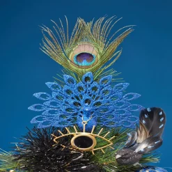 Paon de Noël pailleté à suspendre-Gifi Hot