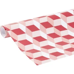 Papier cadeau imprimé géométrique 200x70cm-Gifi Hot