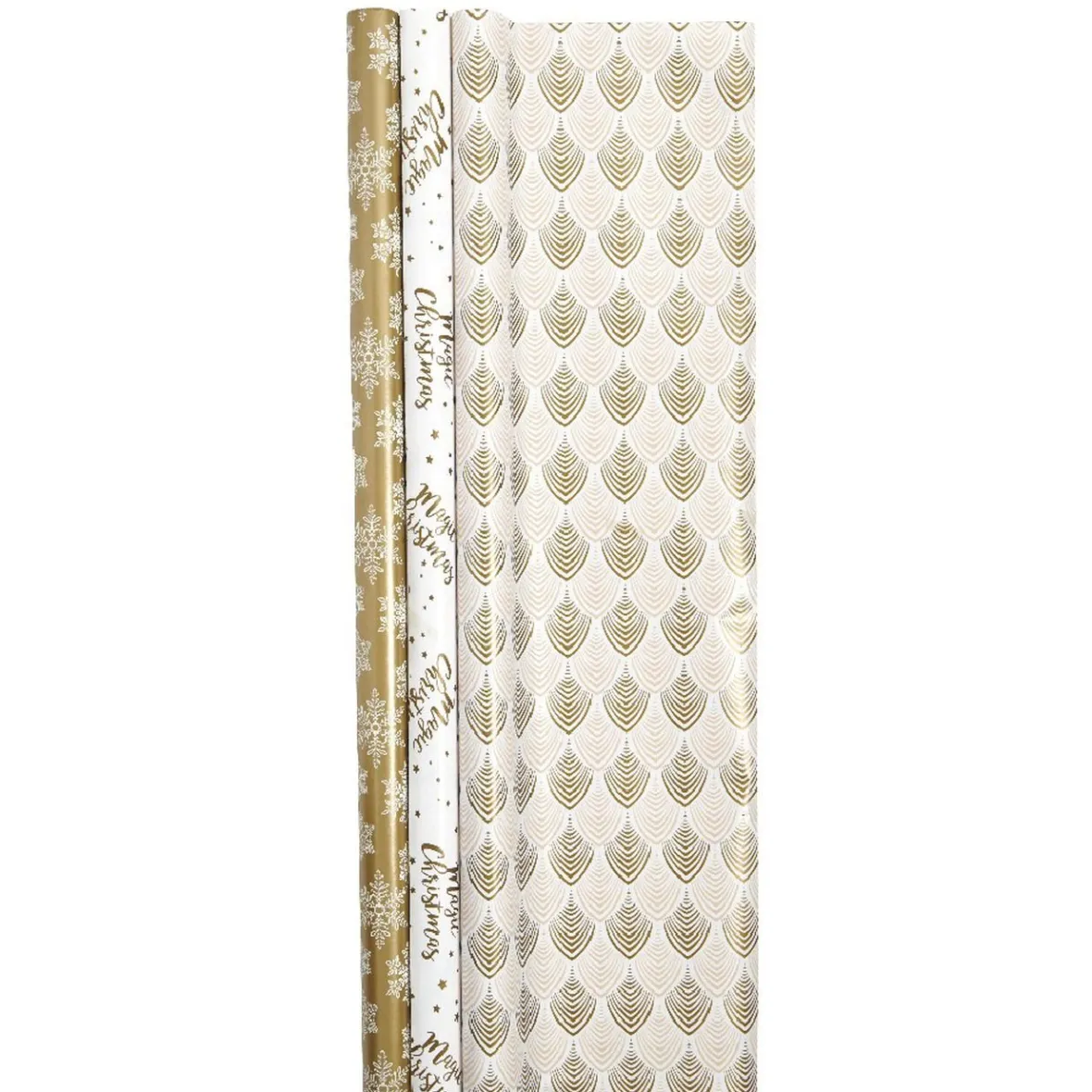 Papier cadeau Noël doré-Gifi Discount