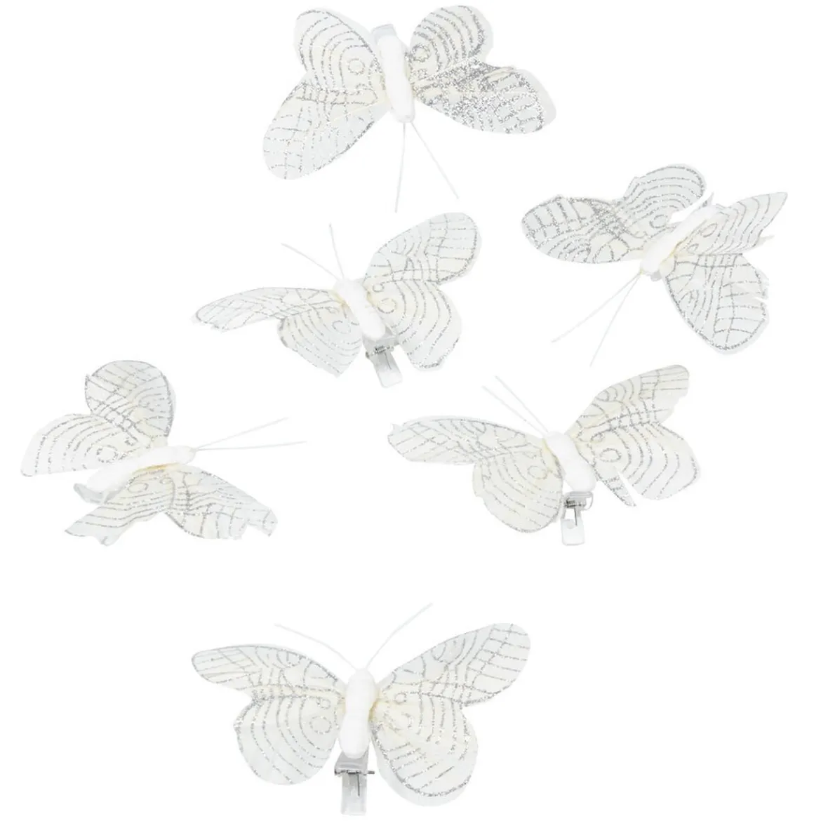 Papillon blanc x6-Gifi Sale