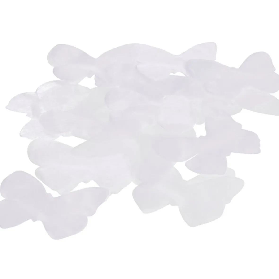 Papillon organza blanc x100-Gifi Outlet