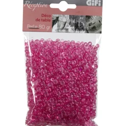 Perles déco rose fuchsia-Gifi Online