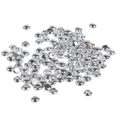 Perles plates décoratives argentées-Gifi Best