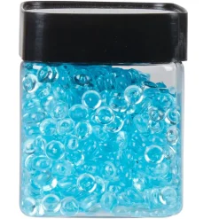 Perles plates décoratives bleues-Gifi Online