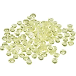 Perles plates décoratives jaunes-Gifi Outlet