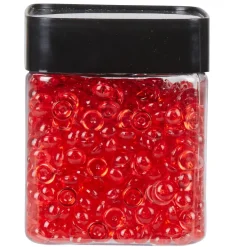 Perles plates décoratives rouges-Gifi Online