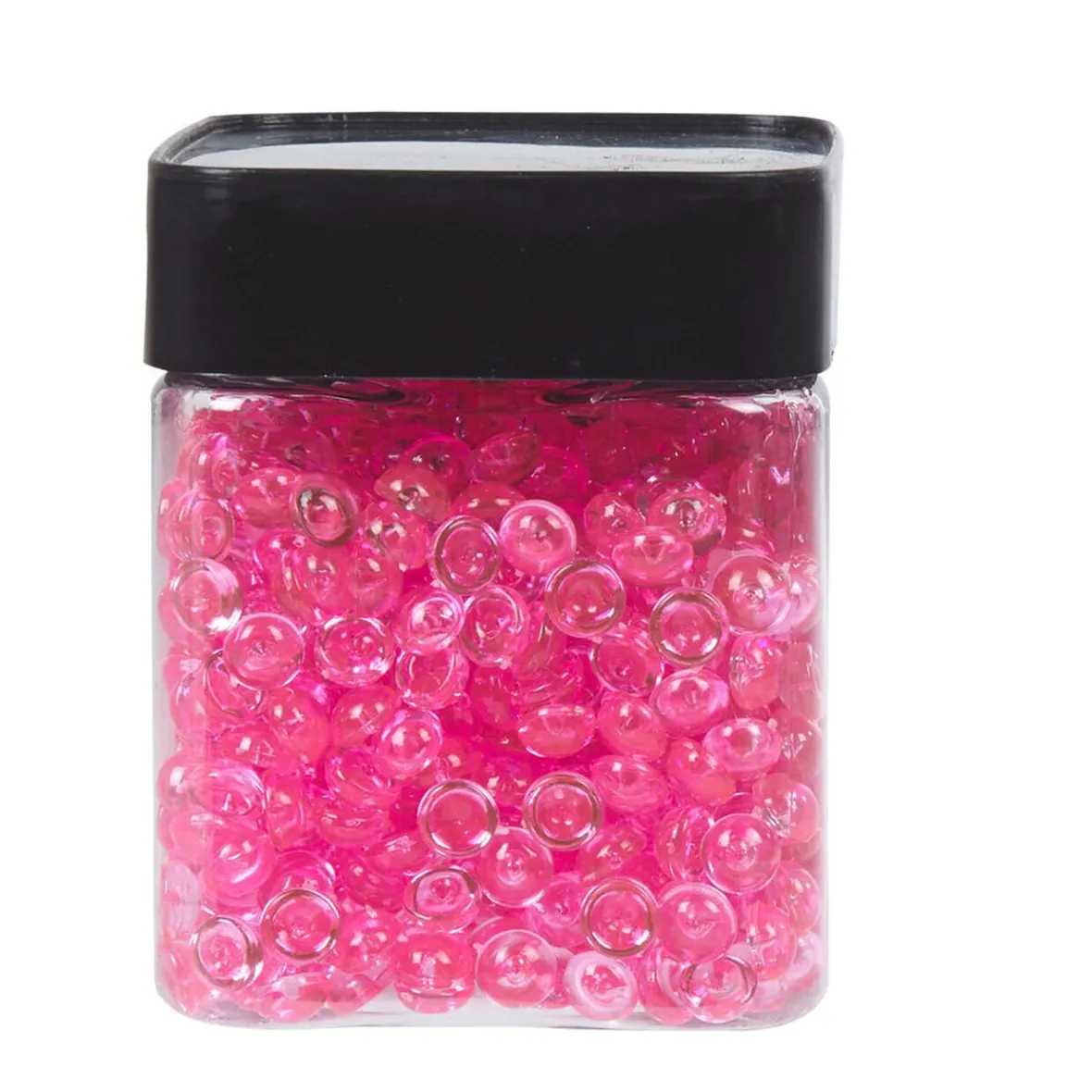 Perles plates décoratives roses fuchsia-Gifi Hot