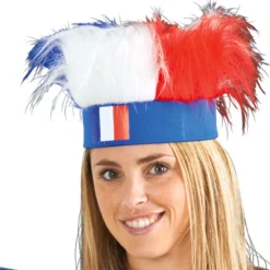 Perruque bandeau Coupe du monde foot France-Gifi Best