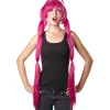 Perruque longue femme manga rose-Gifi Best