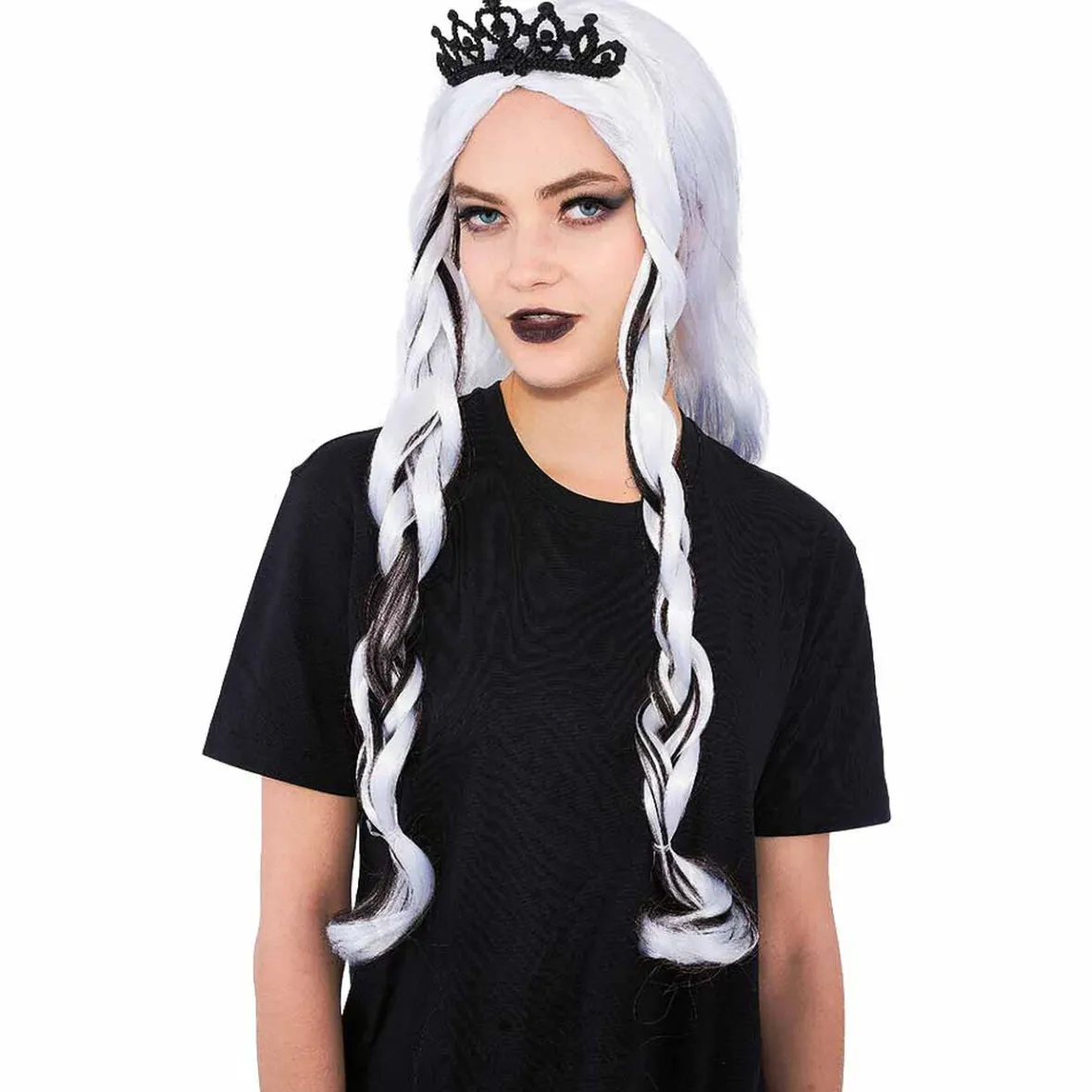 Perruque princesse gothique adulte pour déguisement Halloween-Gifi Best