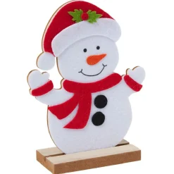 Personnage à poser bois et feutrine H18cm - 4 modèles-Gifi Clearance