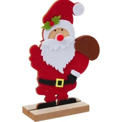 Personnage à poser bois et feutrine H18cm - 4 modèles-Gifi Clearance