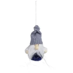 Personnage à suspendre gris et bleu - Fille/Père Noël/Ange-Gifi Online