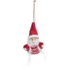 Personnage à suspendre rouge et blanc - Fille/Père Noël/Ange-Gifi New