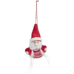 Personnage à suspendre rouge et blanc - Fille/Père Noël/Ange-Gifi New