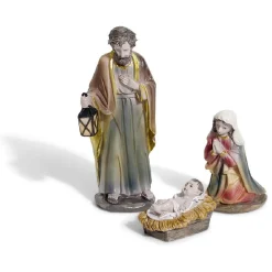 Personnage crèche résine x3-Gifi Discount