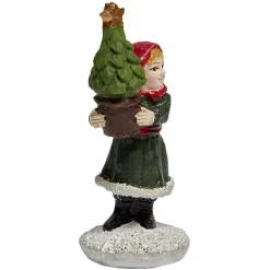 Personnage fillette décoratif résine-Gifi Outlet