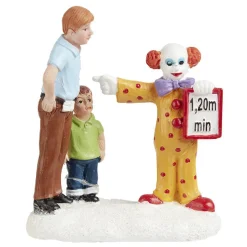 Personnage père fils et clown Village de Noël-Gifi