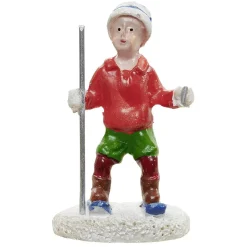 Personnage village de Noël enfant à ski-Gifi Hot
