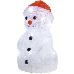 Petit bonhomme de neige lumineux Noël-Gifi Discount