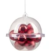 Petite boule de Noël polystyrène rouge Ø3cm x12-Gifi Discount