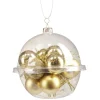 Petite boule de Noël polystyrène doré Ø3cm x12-Gifi Clearance