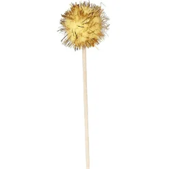 Pic à apéritif embout boule noir doré argenté x12-Gifi