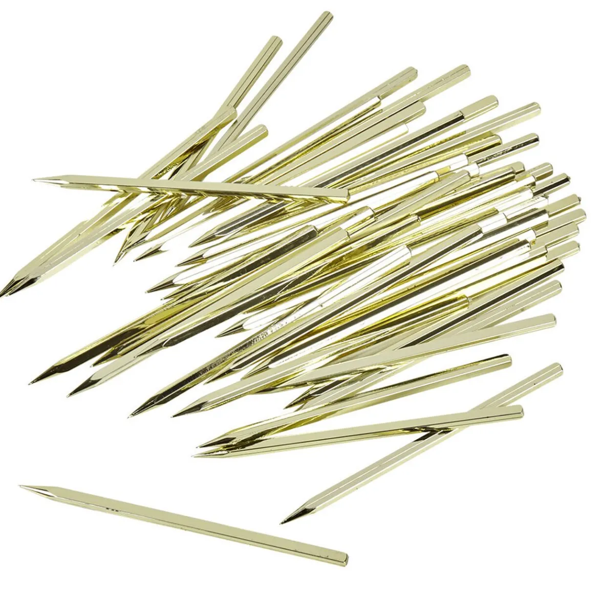 Pic apéritif doré x50-Gifi New