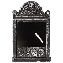 Pierre tombale personnalisable tableau noir avec craie 32xH40cm-Gifi Hot