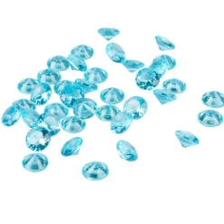 Pierres décoratives imitation diamant bleu turquoise-Gifi Best