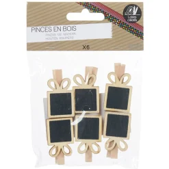Pince ardoise forme cadeau x6-Gifi Sale