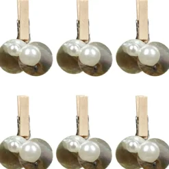 Pince coquillage ivoire x6-Gifi Clearance