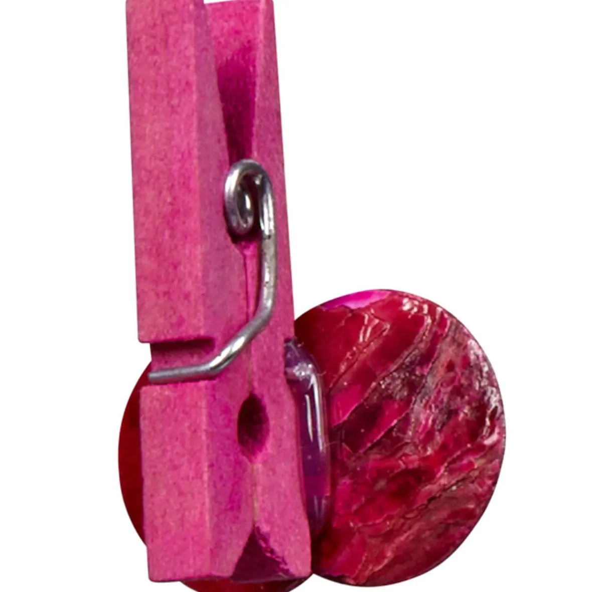 Pince coquillage rose fuchsia x6-Gifi Sale