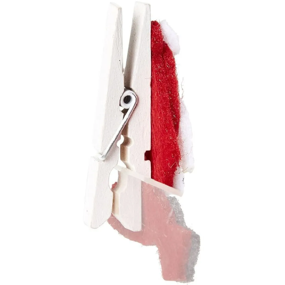 Pince de Noël motif renne et bonhomme de neige x6-Gifi Outlet