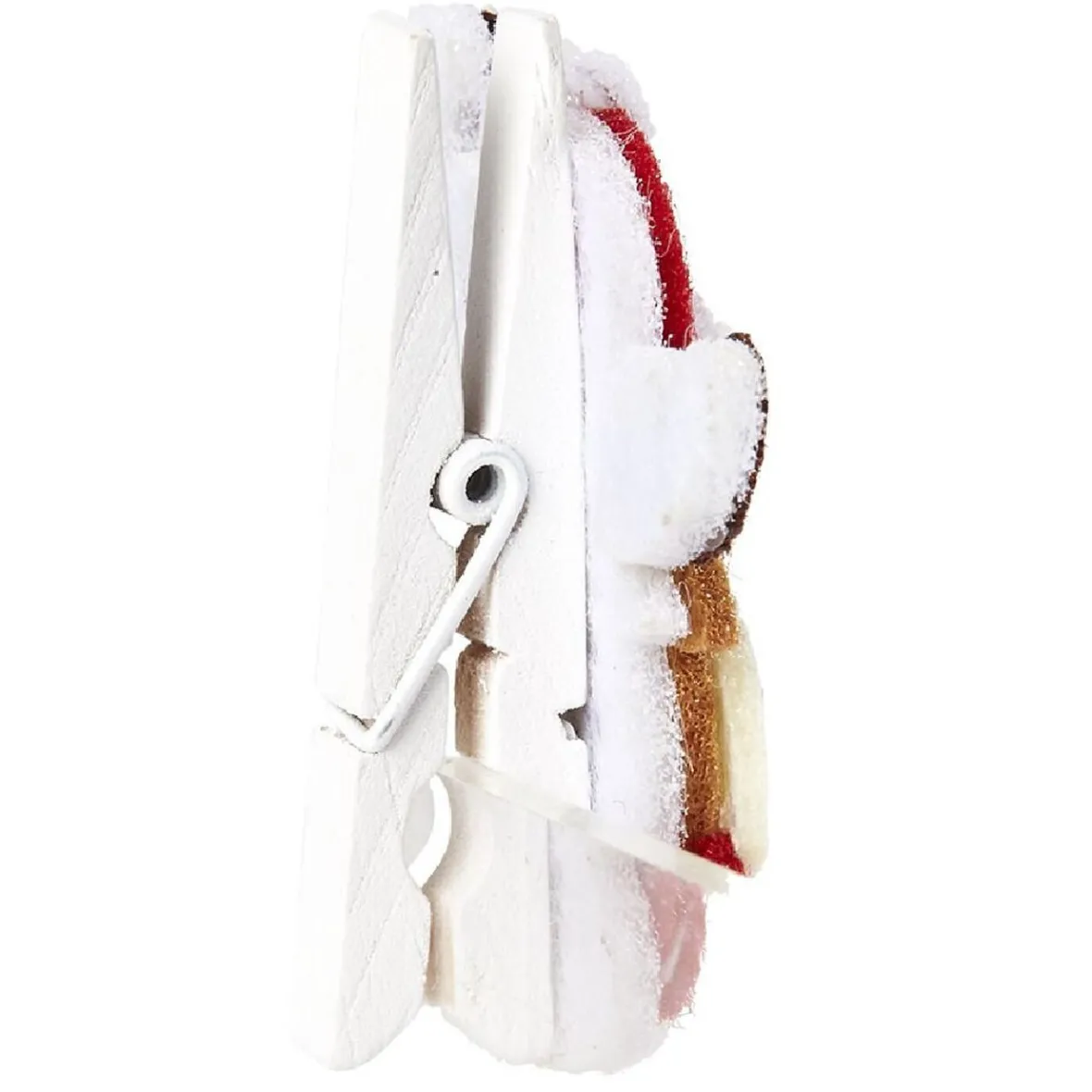 Pince de Noël motif renne et bonhomme de neige x6-Gifi Outlet