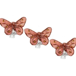 Pince papillon chocolat x3-Gifi Hot