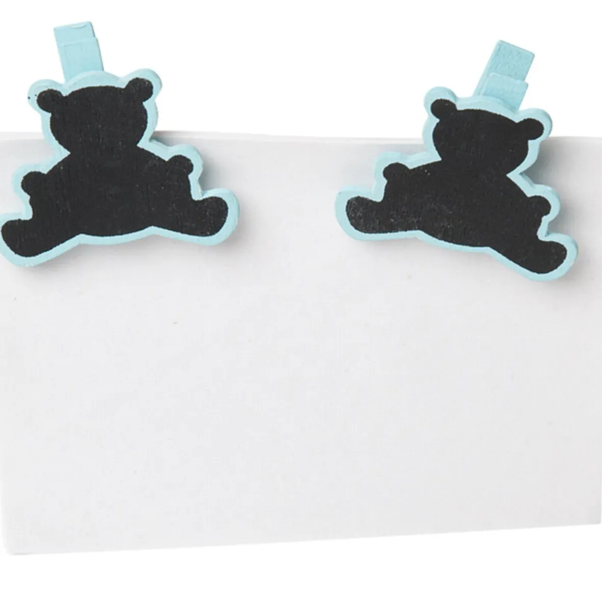 Pince porte nom bleu x6-Gifi Sale