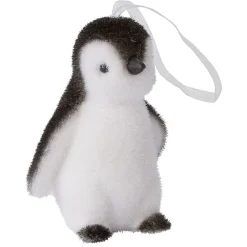 Pingouin de Noël à suspendre noir et blanc-Gifi Clearance